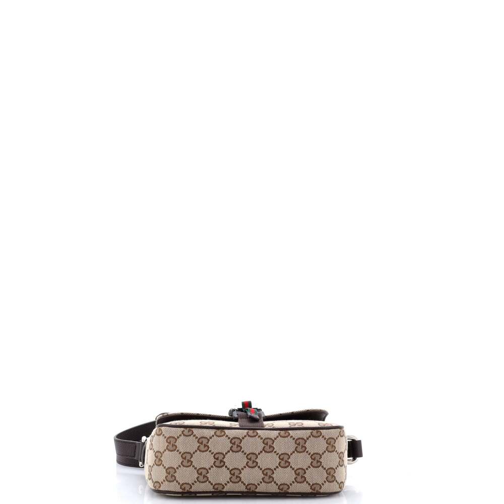 Gucci Buckle Flap Crossbody Bag Gg #225819G14B - Picture 4 of 6